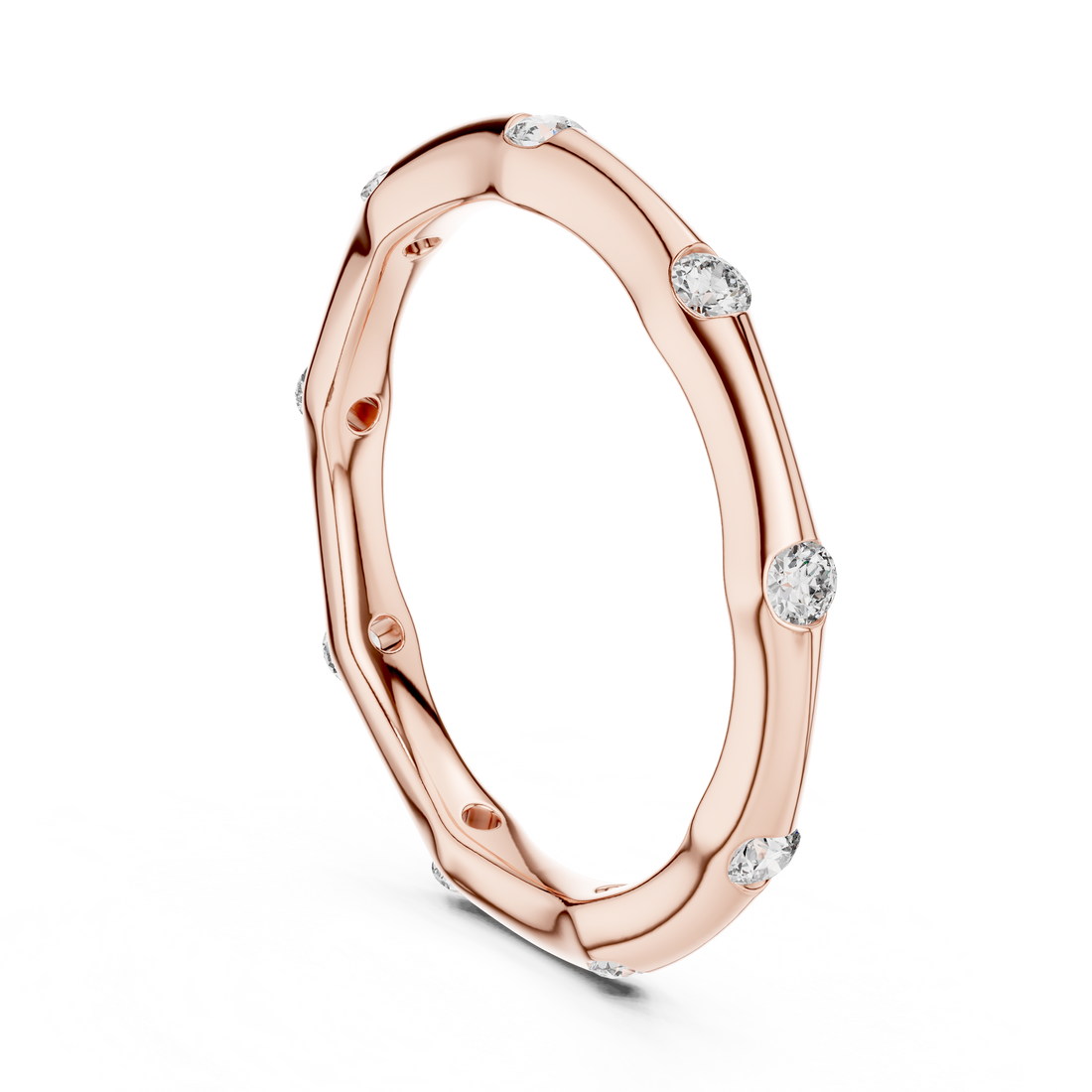 1172 - Eternity Round Ring - White Gold
