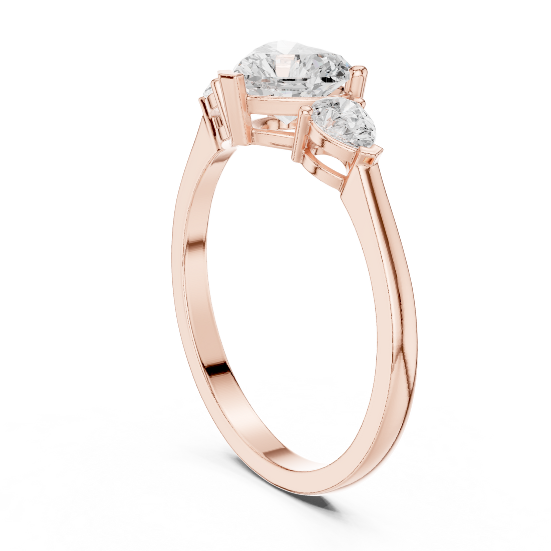 Fashion Ring - Heart | HLR-234 - White Gold