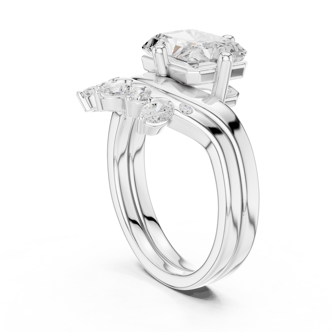 Fashion Ring - Radiant | DDLR-444 -RA - White Gold