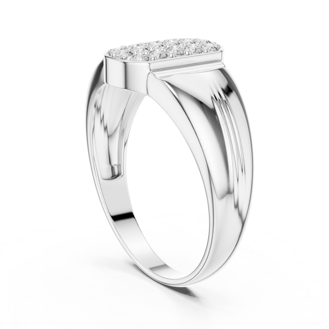 LR-01 (43) - Fashion Unknown Ring - White Gold