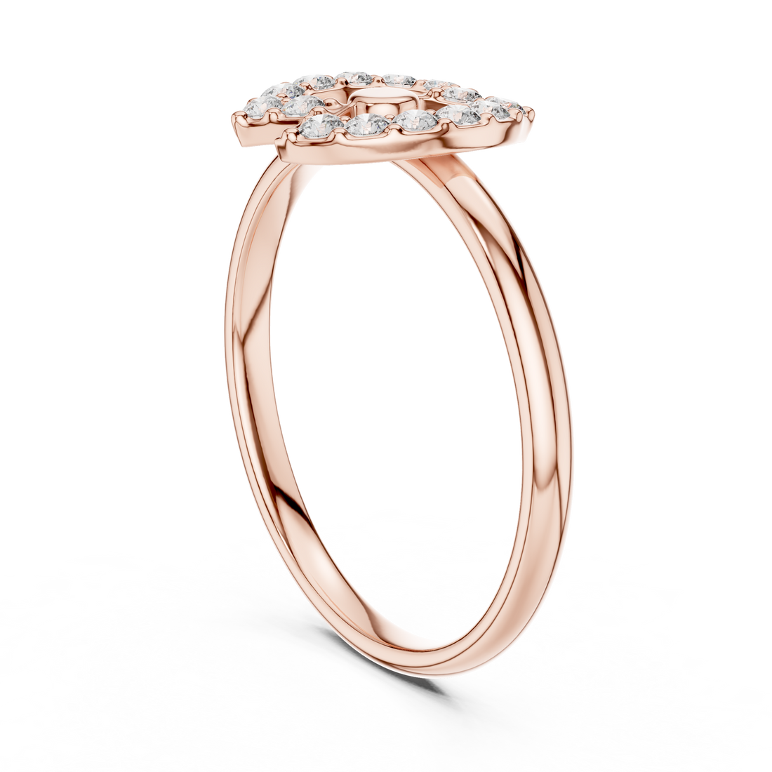 1 (356) - Fashion None Ring - White Gold