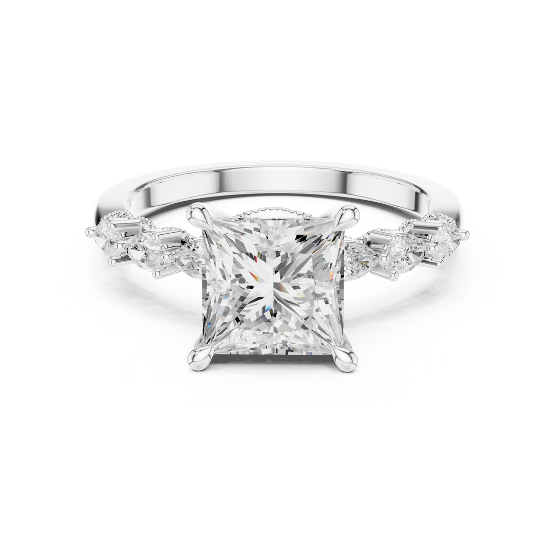 Vintage Ring - Princess | DDLR-1007 - Rose Gold