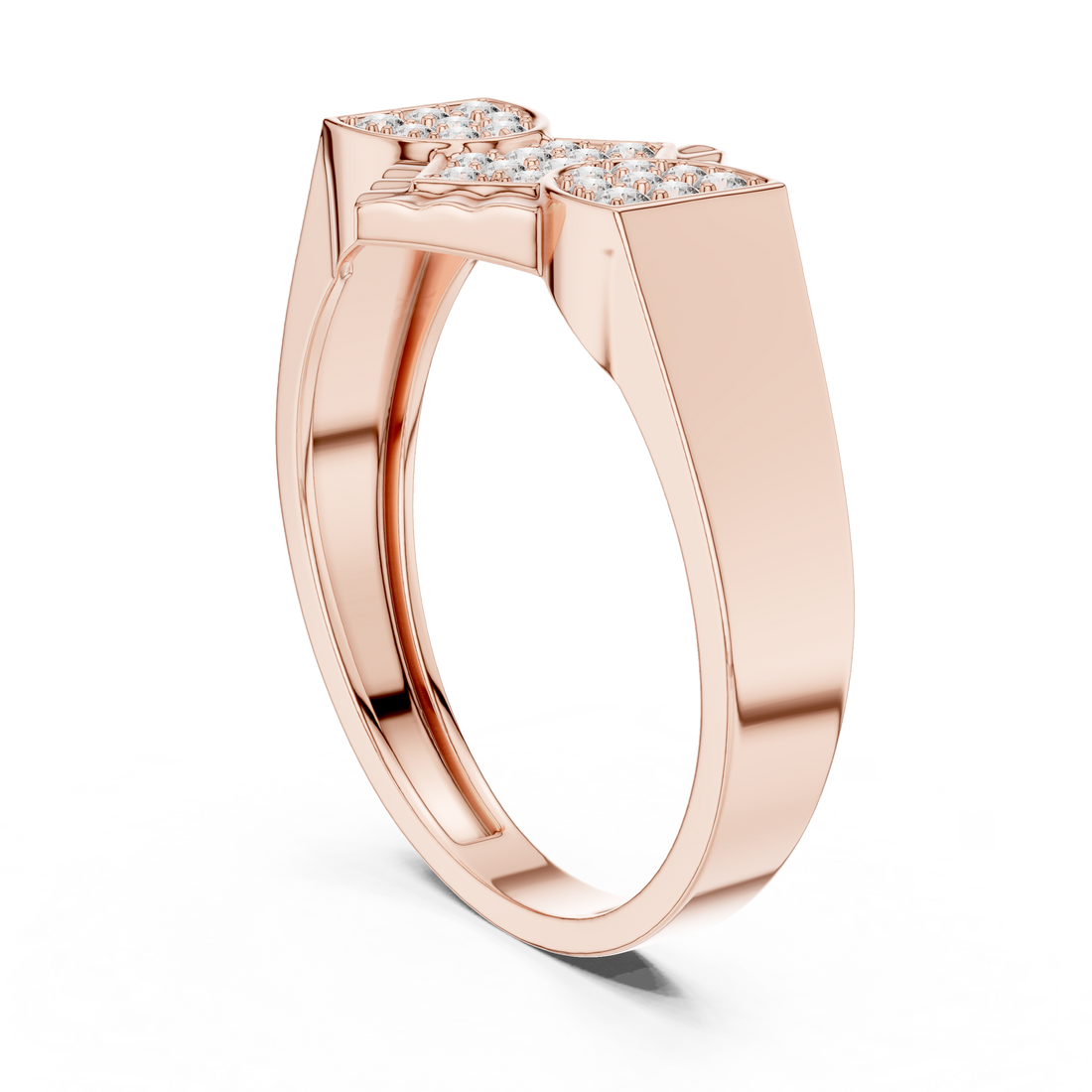 LR-01 (3) - Fashion Unknown Ring - White Gold