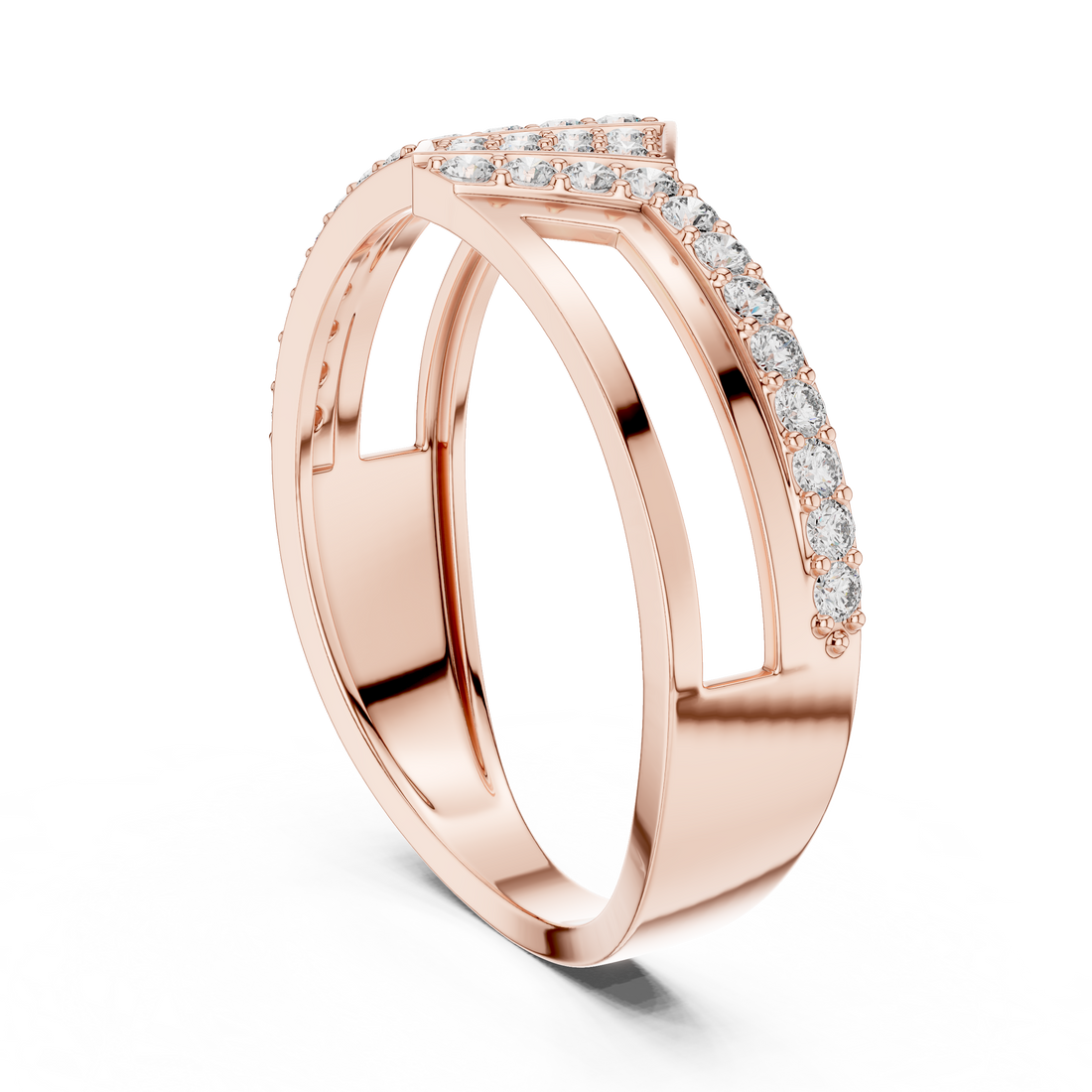 LR-01 (21) - Fashion Unknown Ring - White Gold
