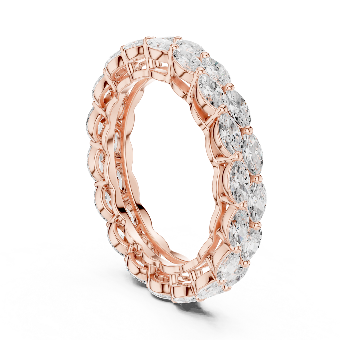 DDLR-309 - Eternity Marquise Ring - White Gold