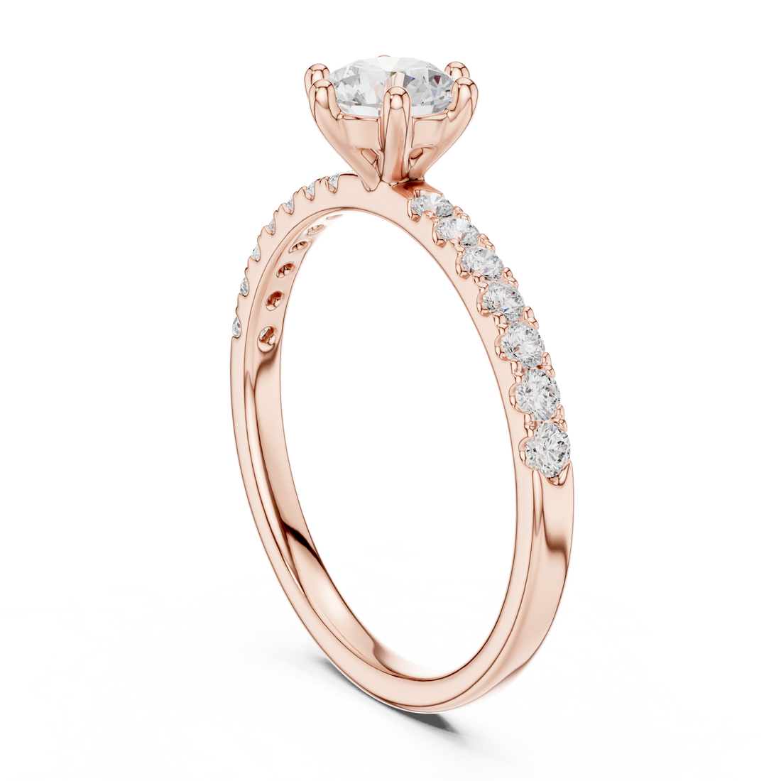 SBWR(36) - Fashion Round Ring - White Gold