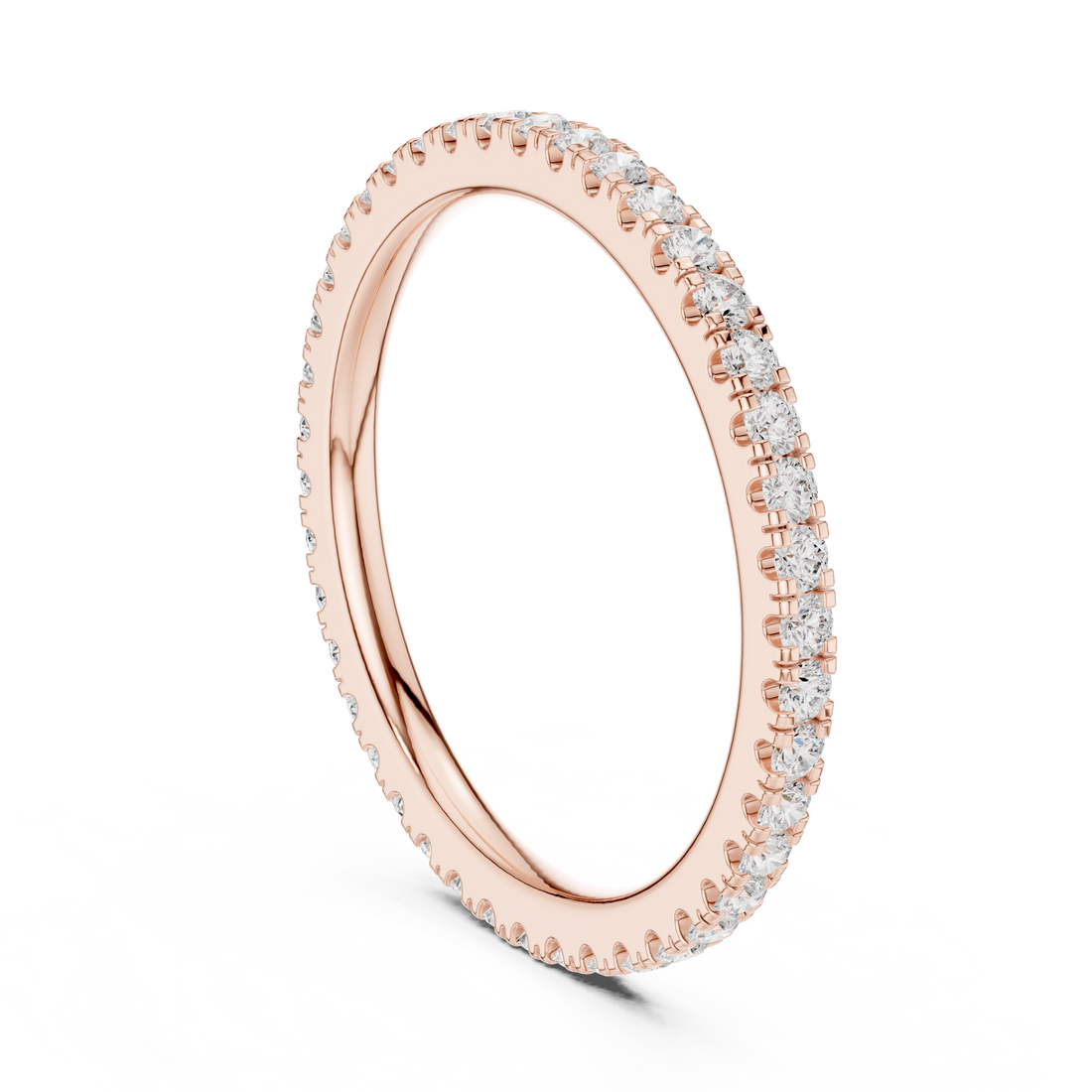 DDLR-603 - Eternity Round Ring - White Gold