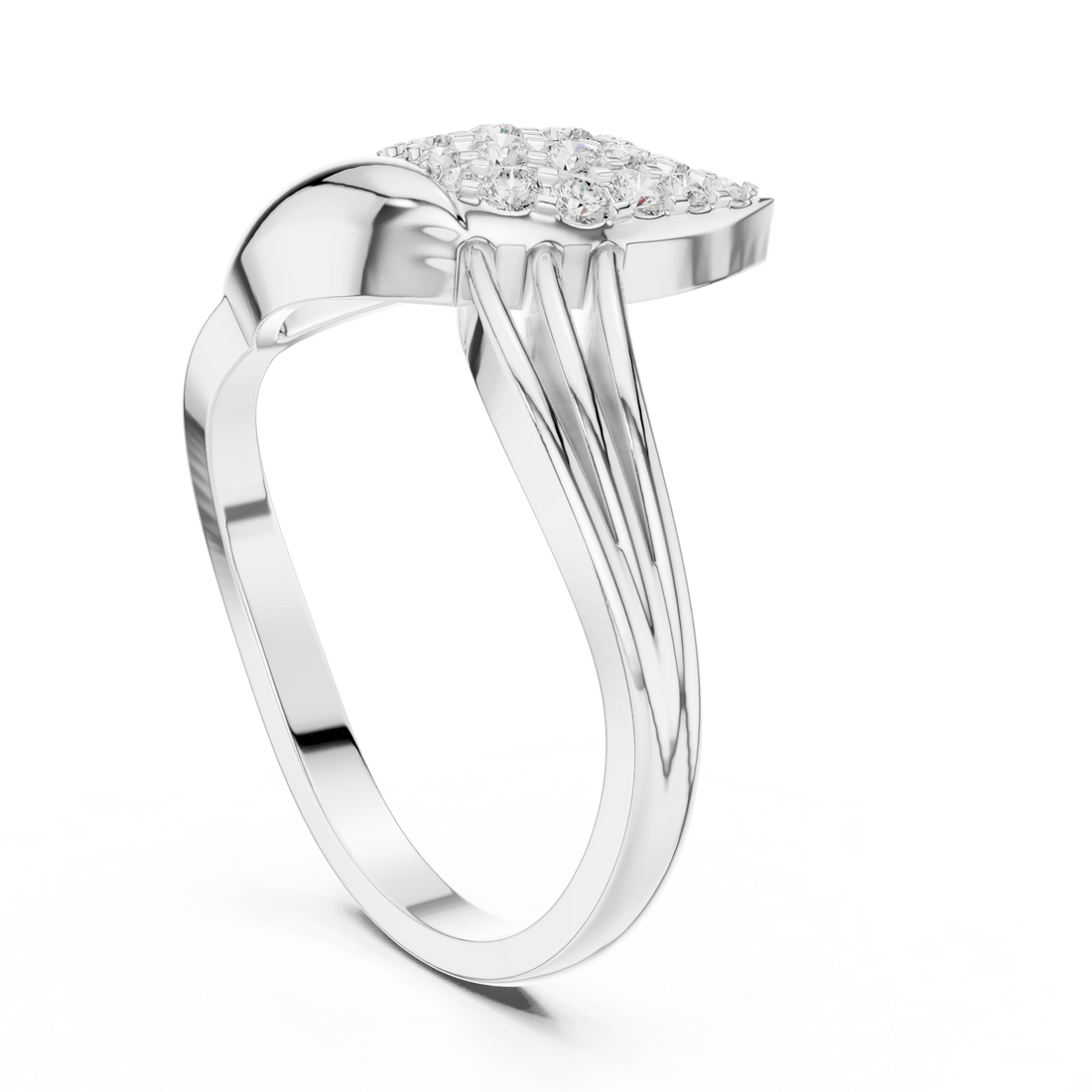 Fashion Ring - Marquise | DDLR-664 - White Gold
