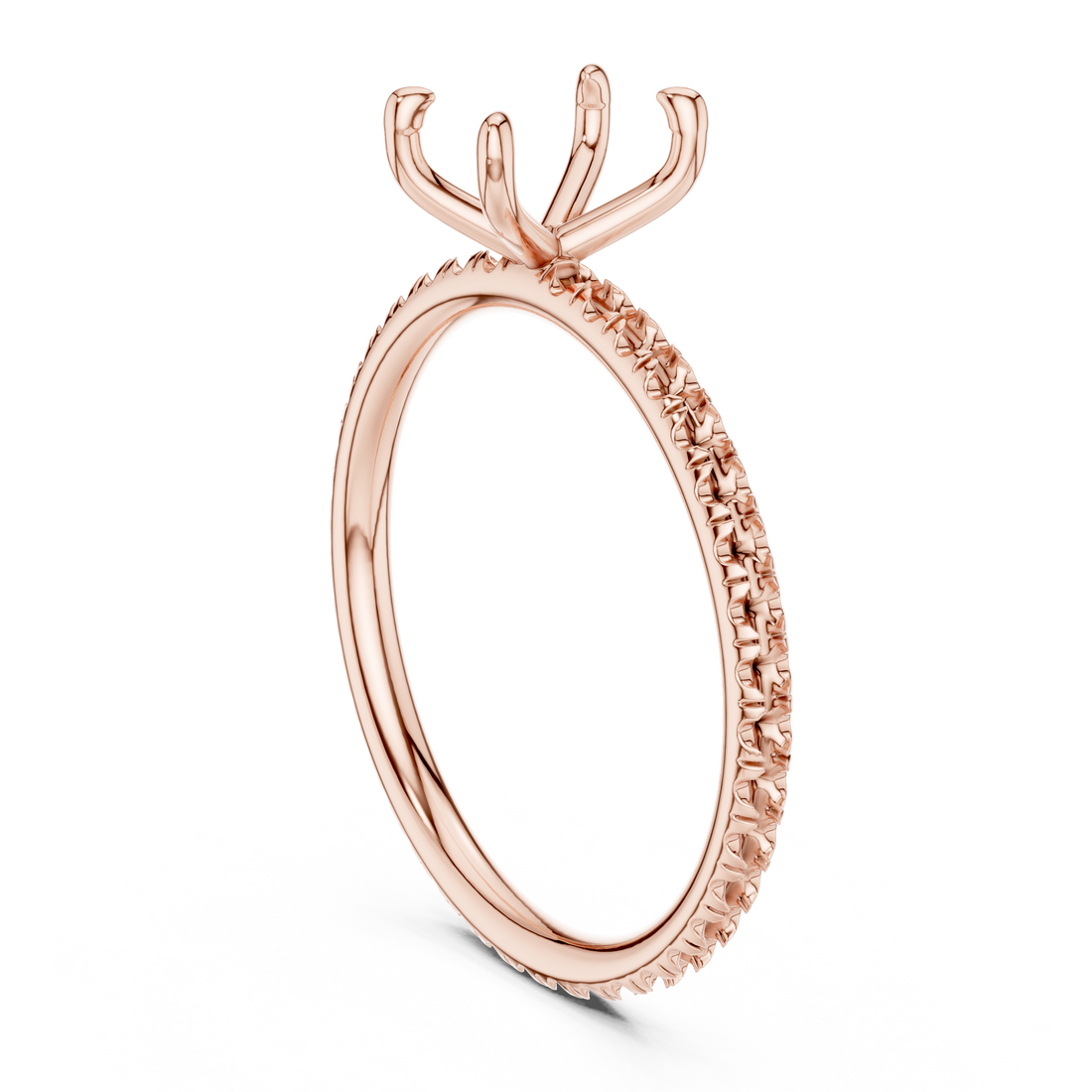15 RA - Solitaire Radiant Ring - White Gold