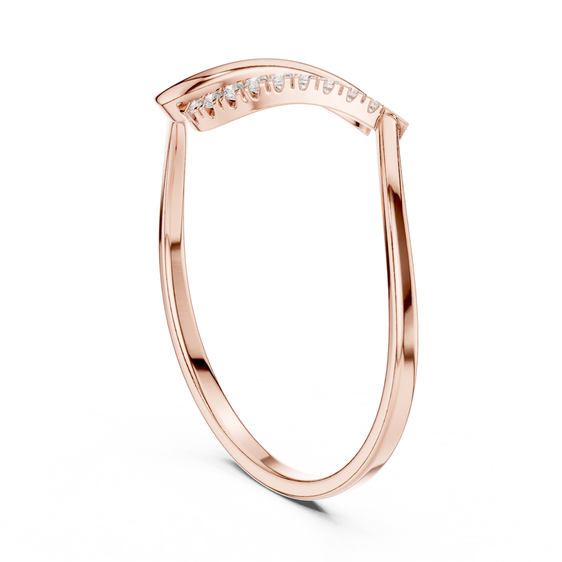1 (227) - Bypass None Ring - White Gold
