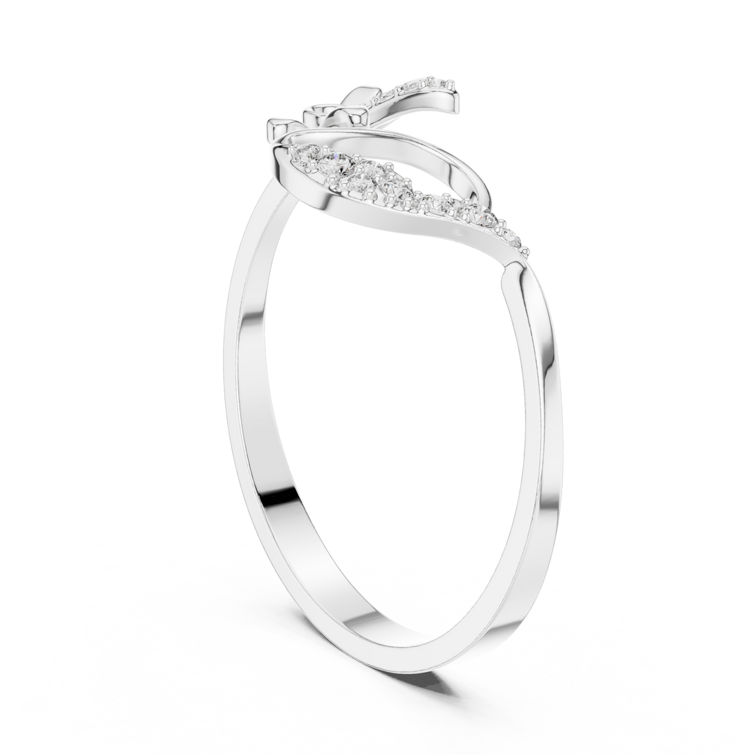 1 (206) - Fashion Unknown Ring - White Gold