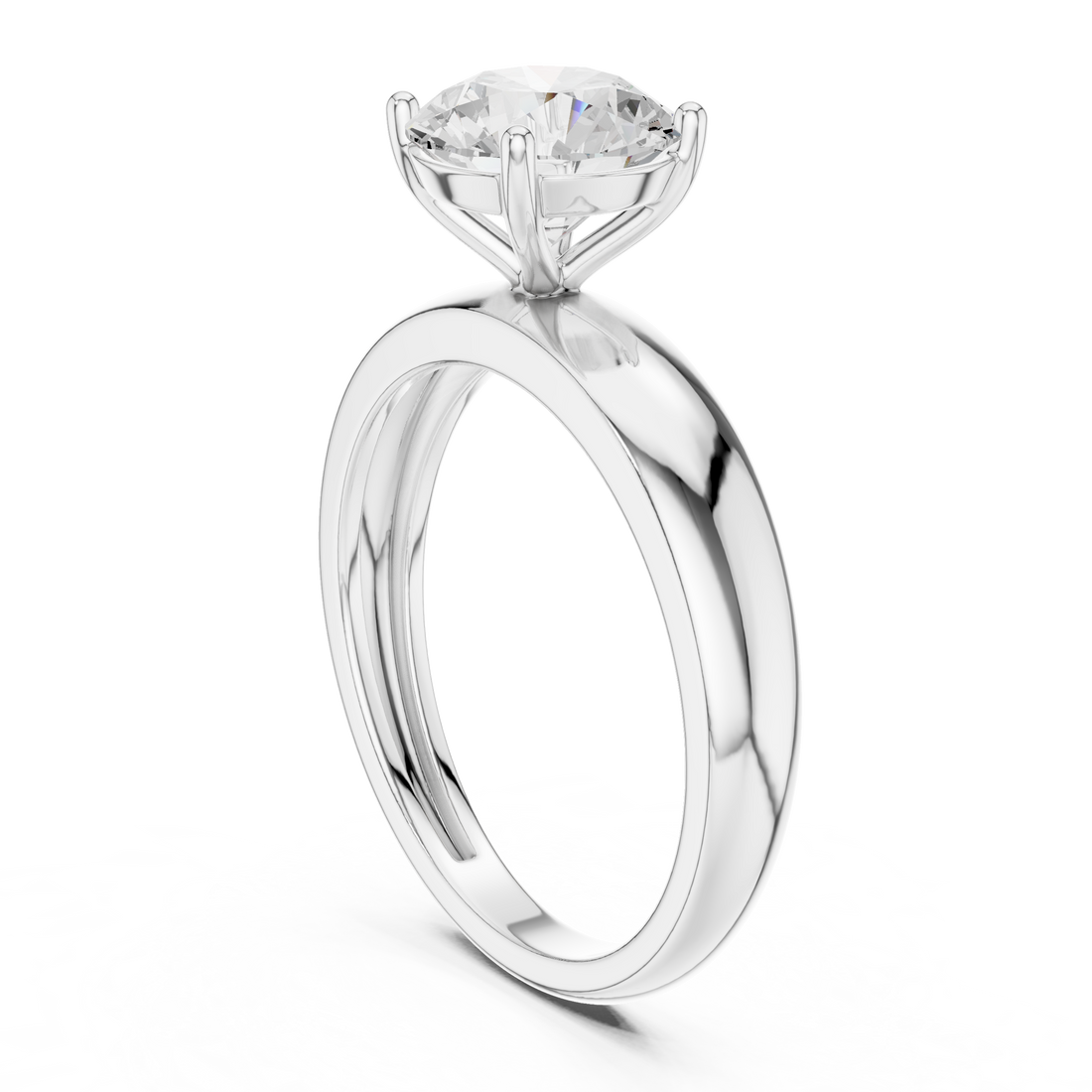 Fashion Ring - Round | DDLR-827 - White Gold