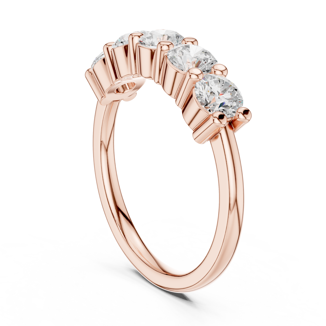 DDLR-616 - Eternity Round Ring - White Gold