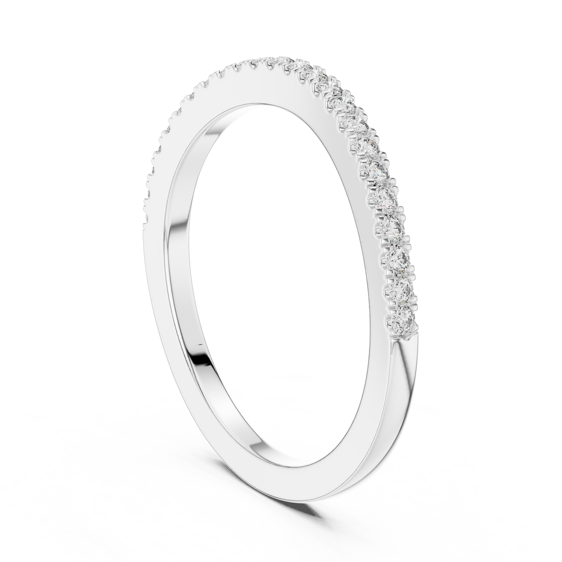 DDLR-048 - Eternity Round Ring - White Gold