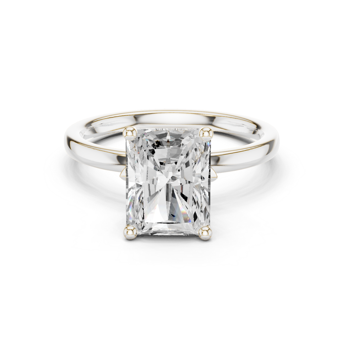 Solitaire Ring - Radiant | DDLR-170-RA - White Gold