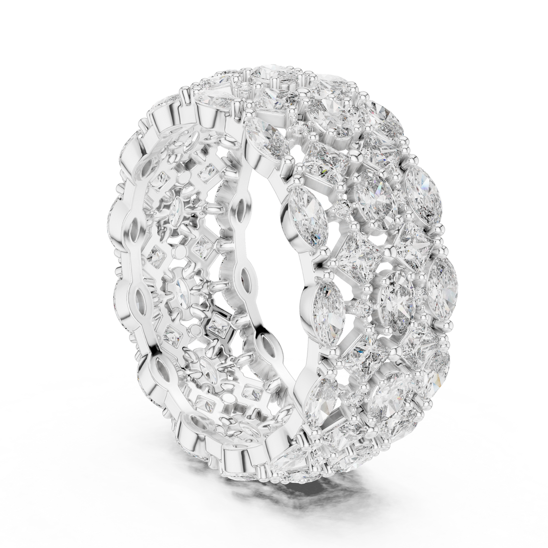 DDLR-240 - Eternity Unknown Ring - White Gold