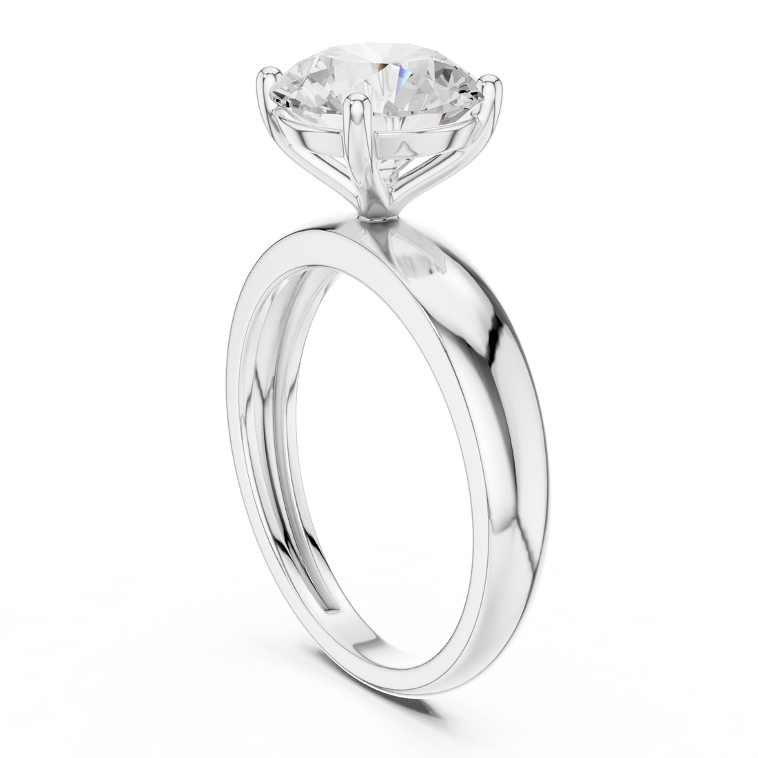 Fashion Ring - Round | DDLR-710 - White Gold
