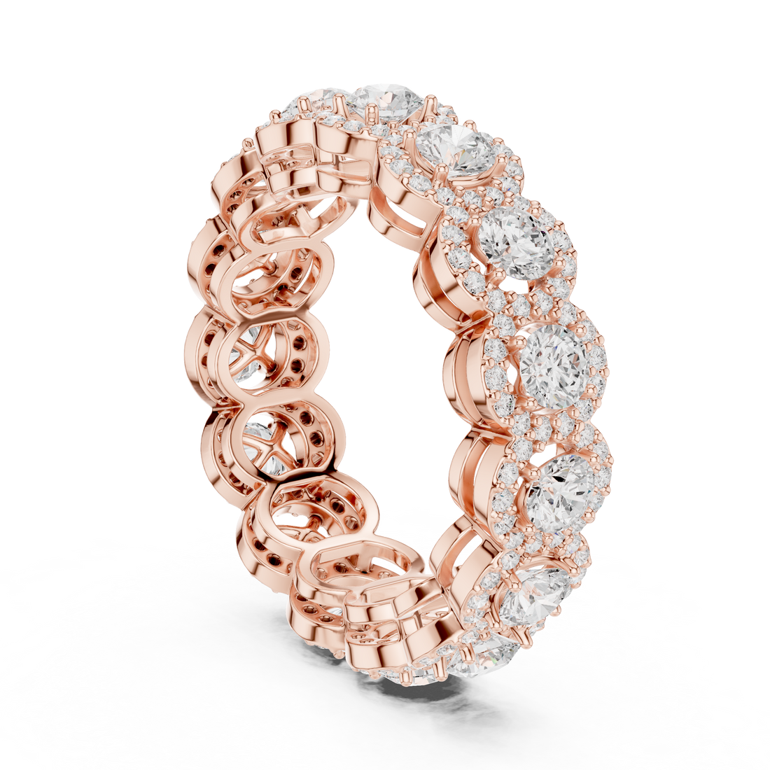 Fashion Ring - Round | DDLR-764 - White Gold
