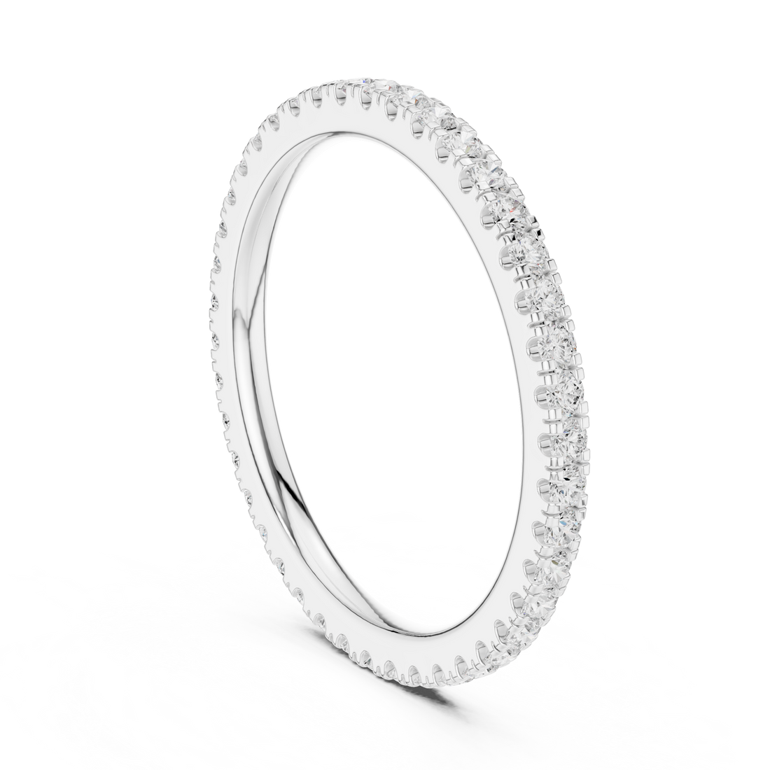 DDLR-603 - Eternity Round Ring - White Gold