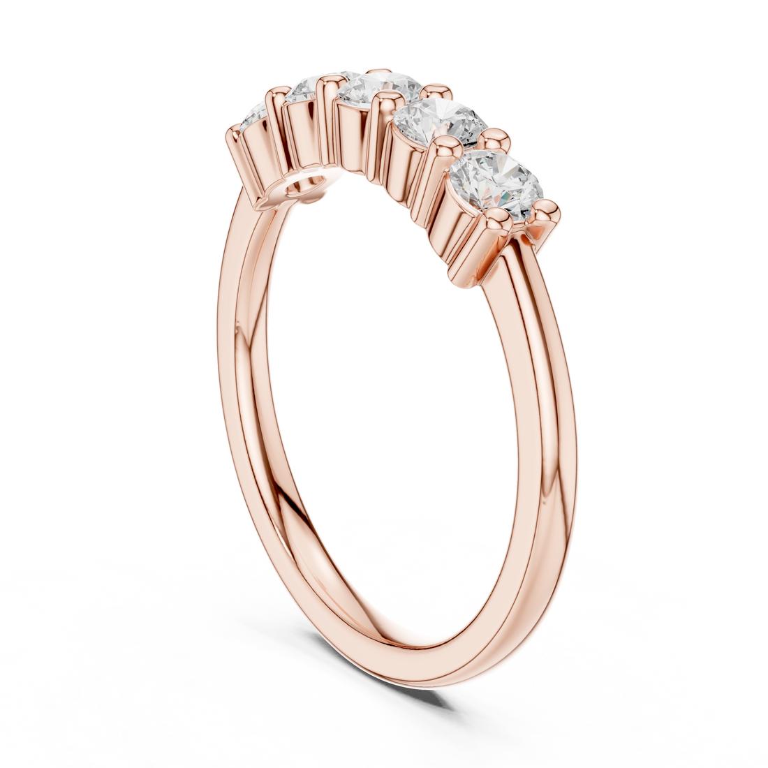 DDLR-614 - Eternity Round Ring - White Gold