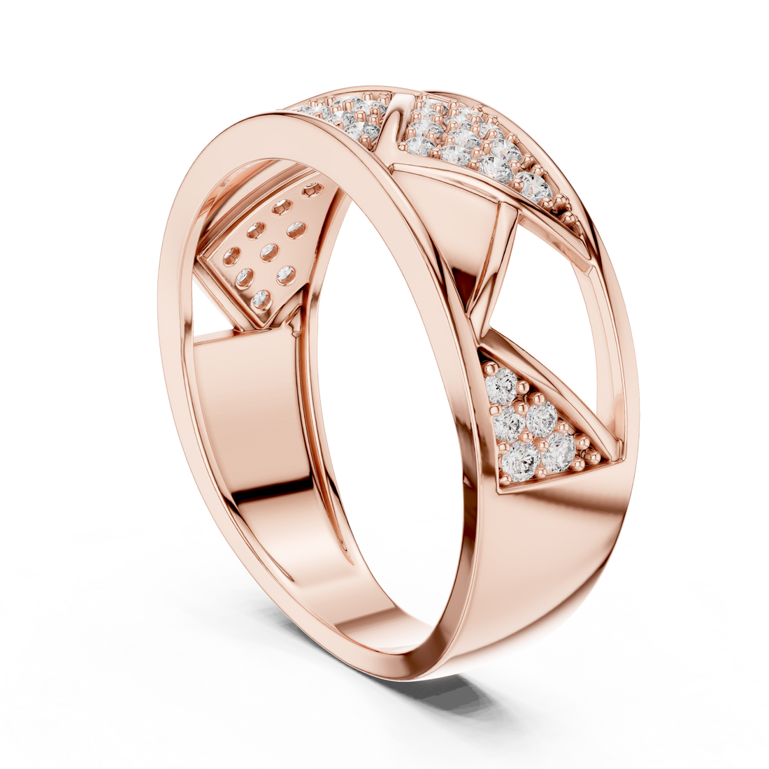 LR-01 (7) - Fashion None Ring - White Gold