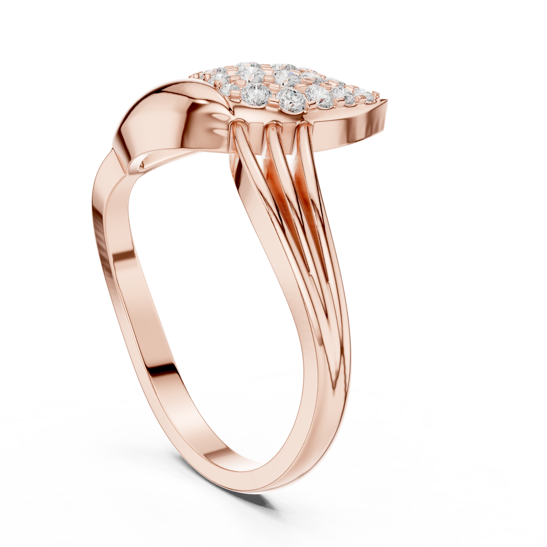 Fashion Ring - Marquise | DDLR-664 - White Gold