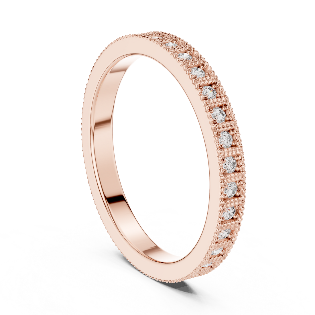 DDLR-229 - Eternity Round Ring - White Gold
