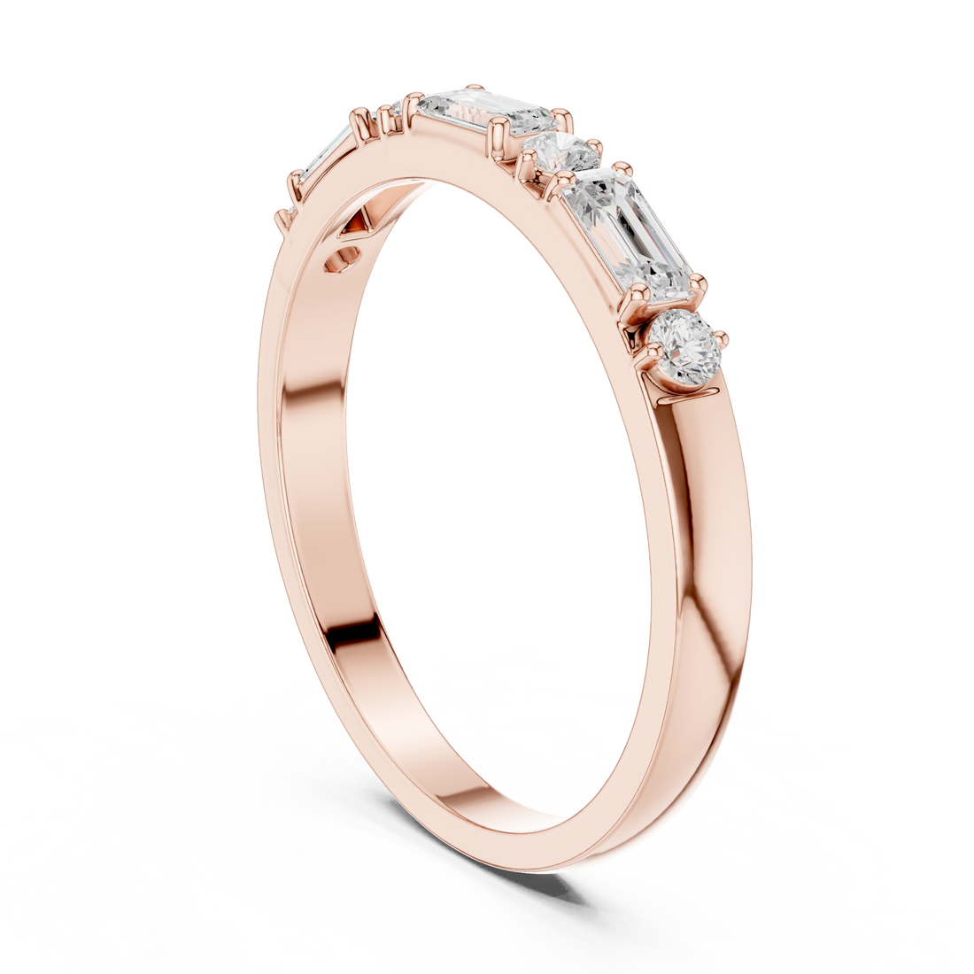 HLR-75 - Eternity Emerald Ring - White Gold