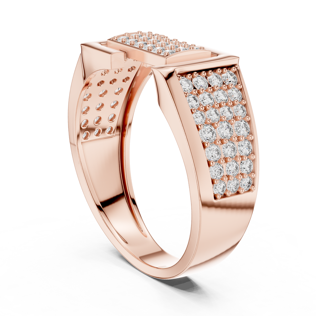 LR-01 (14) - Fashion Unknown Ring - White Gold