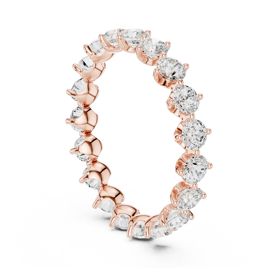 DDLR-373 - Eternity Round Ring - White Gold