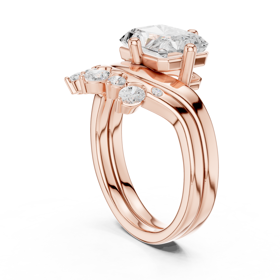 Fashion Ring - Radiant | DDLR-444 -RA - White Gold