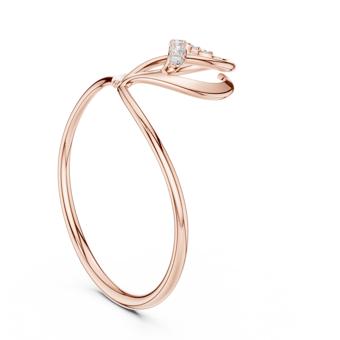 1 (129) - Fashion None Ring - White Gold