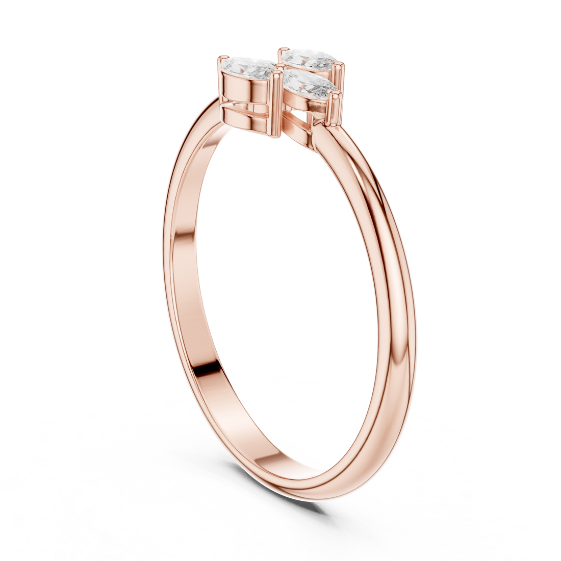 HLR-108 - Fashion Marquise Ring - White Gold