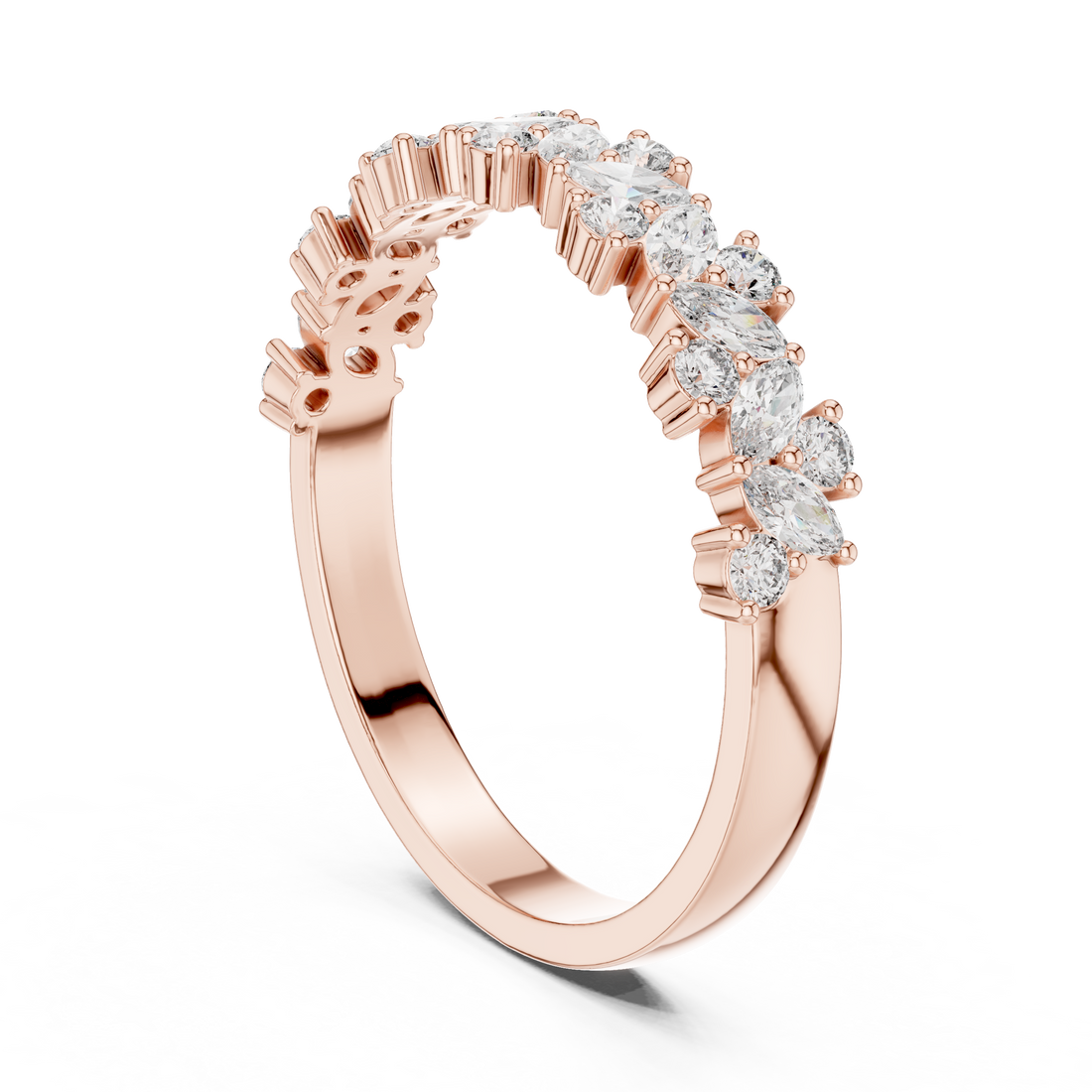 HLR-21 - Eternity Unknown Ring - White Gold
