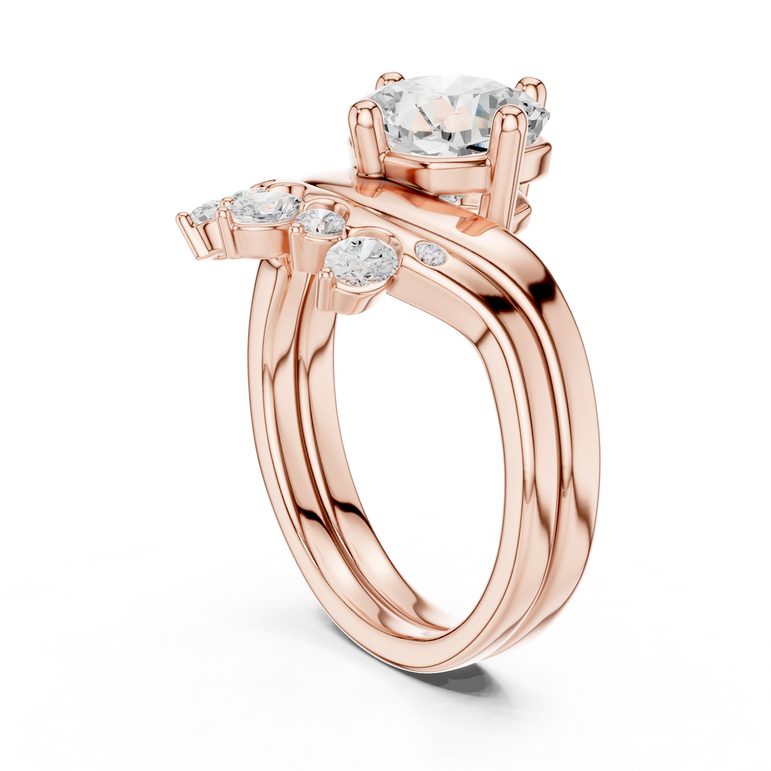Fashion Ring - Cushion | DDLR-444 -CU - White Gold