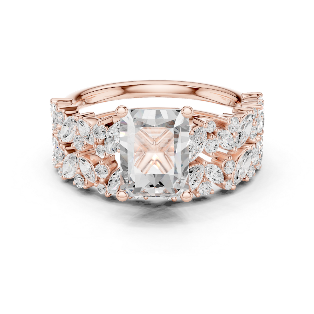 Fashion Ring - Radiant | DDLR-443-RA - White Gold