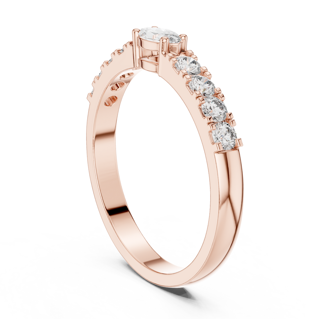 HLR-110 - Eternity Marquise Ring - White Gold
