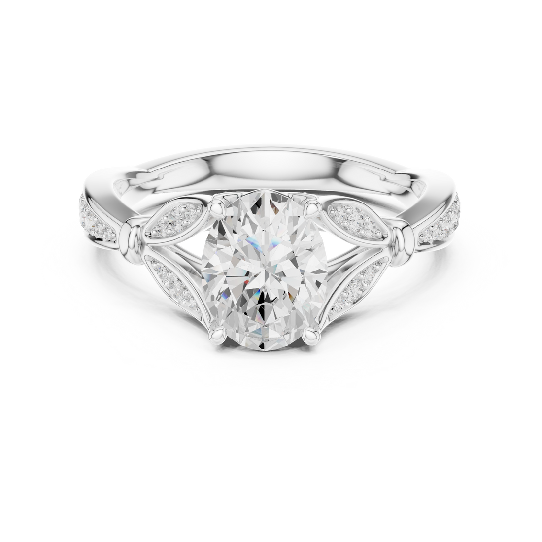Vintage Ring - Oval | DDLR-936 - Rose Gold
