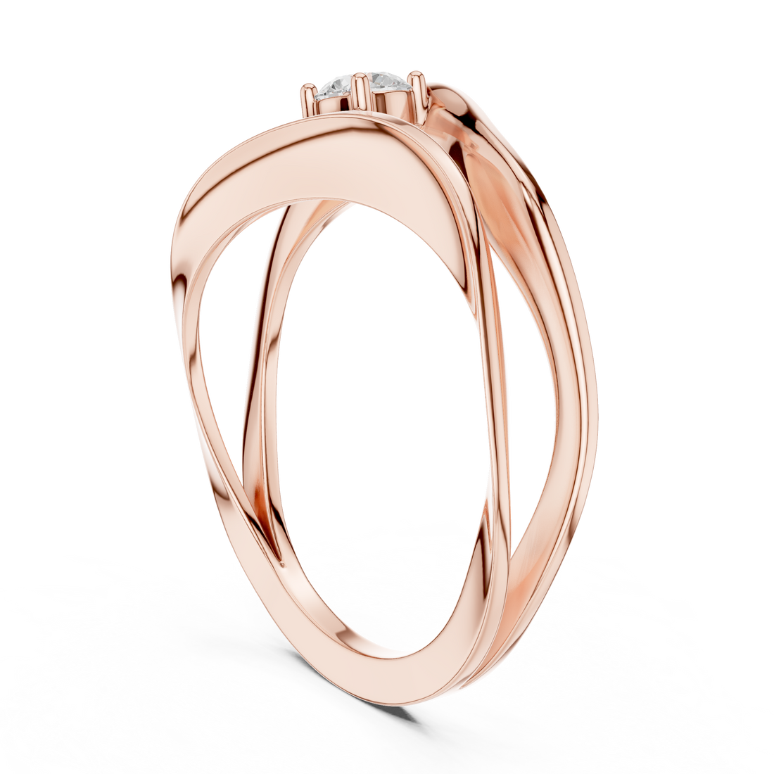 SBWR(66) - Fashion Round Ring - White Gold