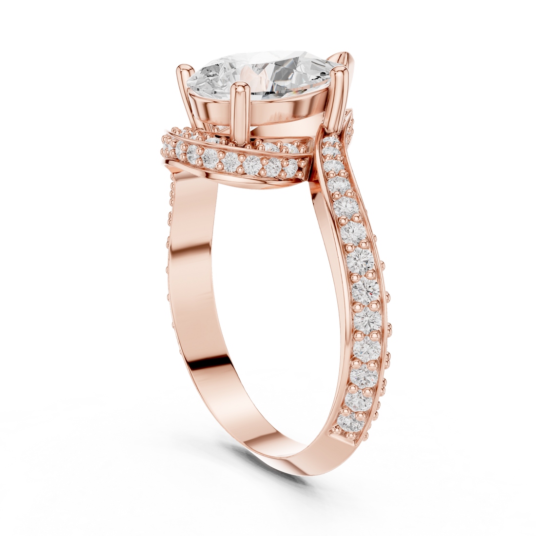 Fashion Ring - Pear | SBWR(15) - White Gold