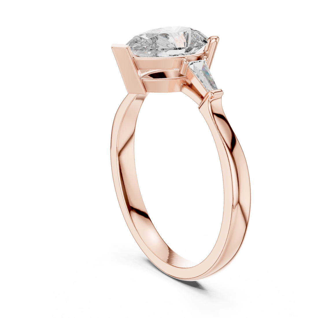 Fashion Ring - Pear | 00001L (33) - White Gold