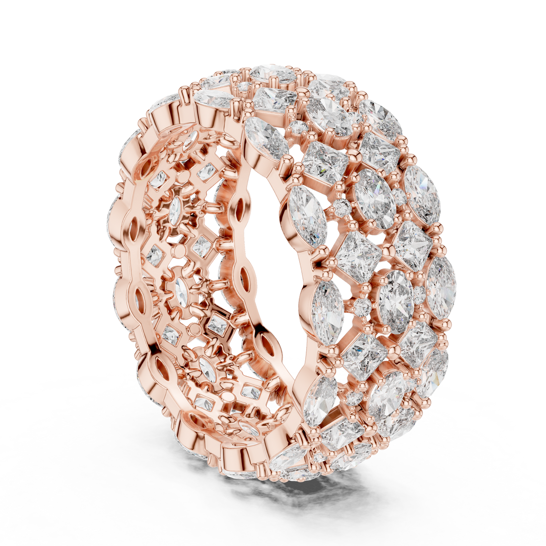DDLR-240 - Eternity Unknown Ring - White Gold