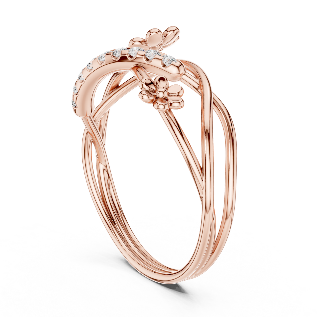 1 (207) - Fashion None Ring - White Gold