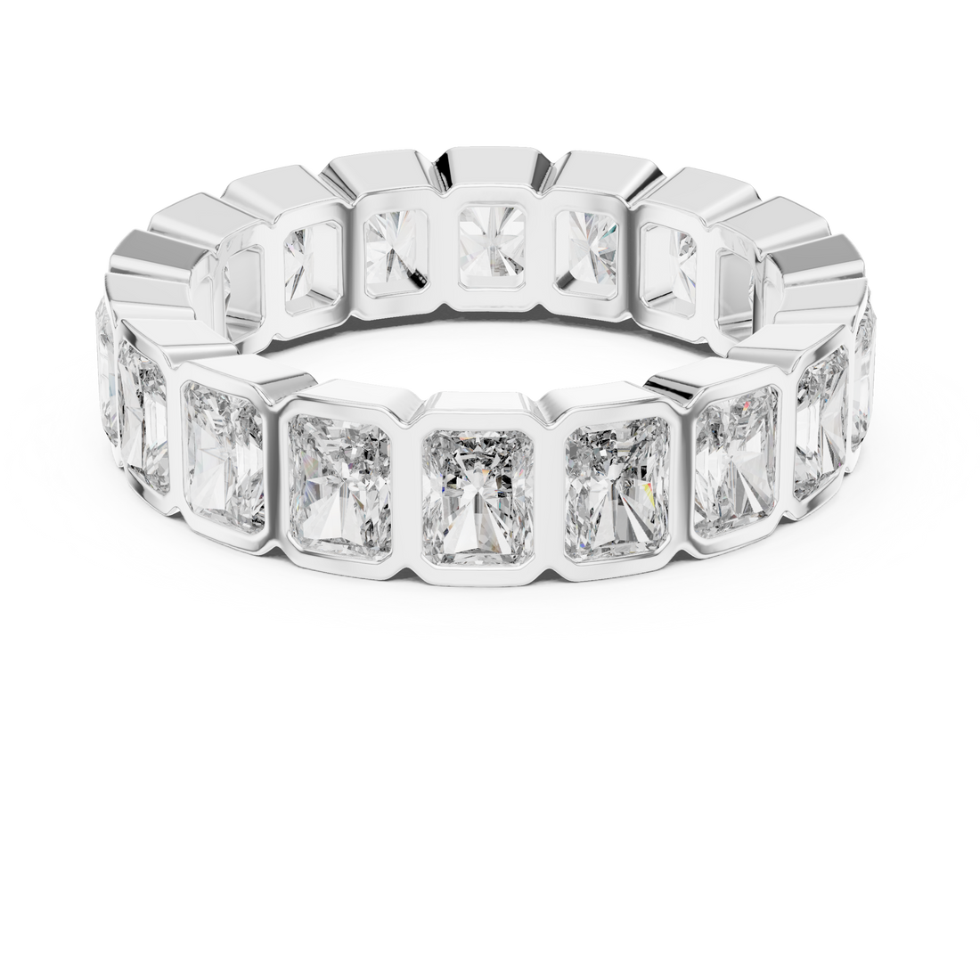 Eternity Ring - Radiant | DDLR-222 - Rose Gold
