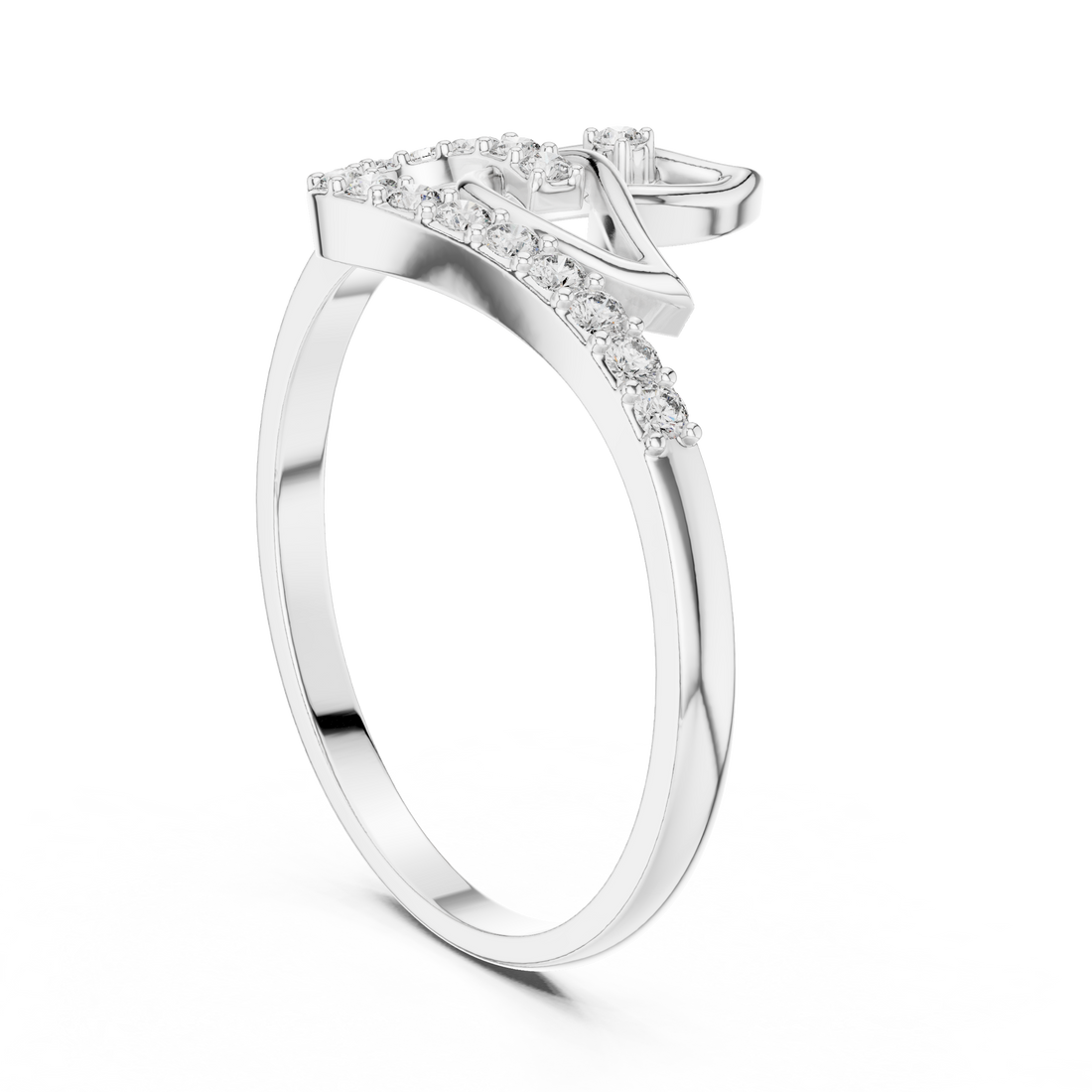 1 (187) - Fashion None Ring - White Gold