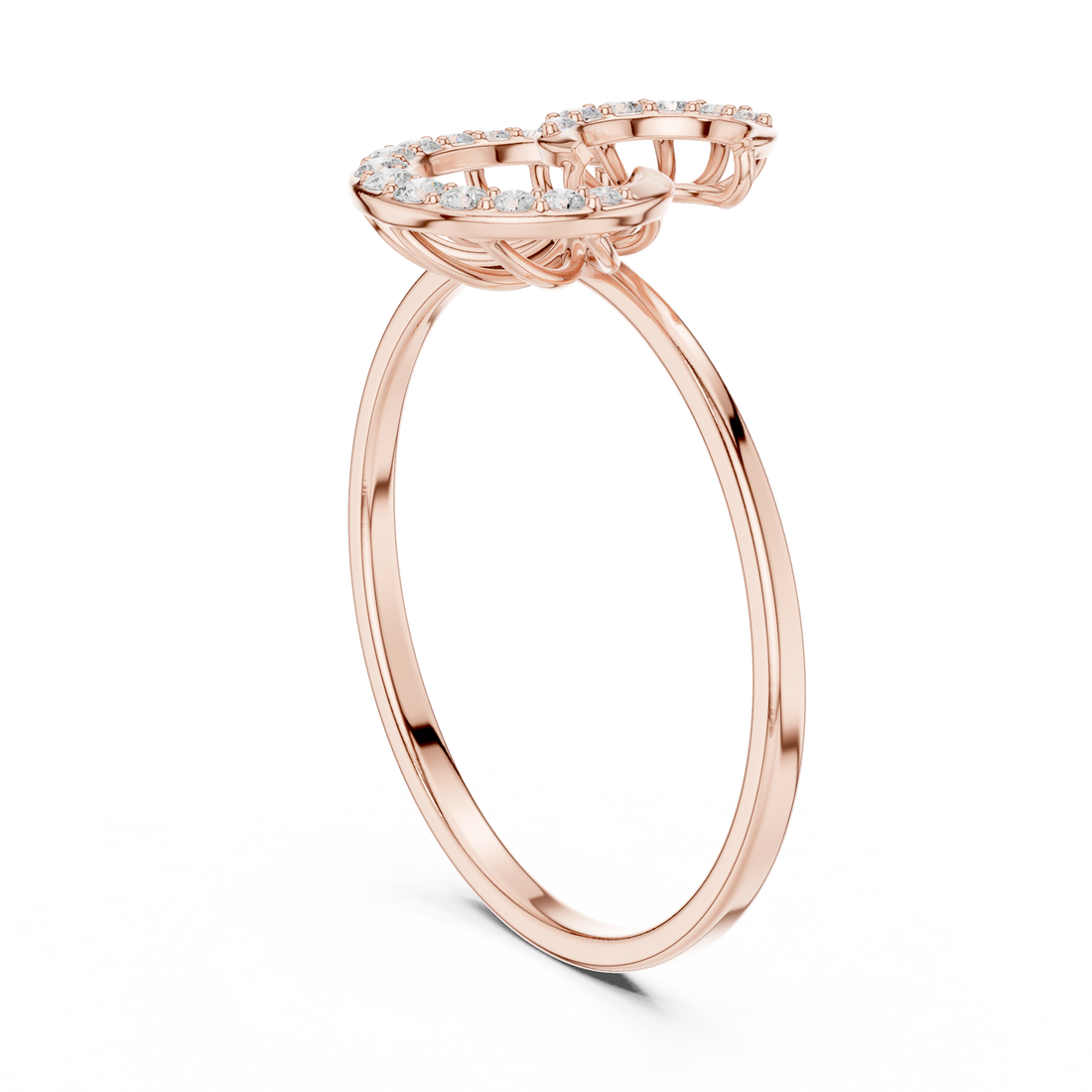 1 (115) - Fashion Unknown Ring - White Gold