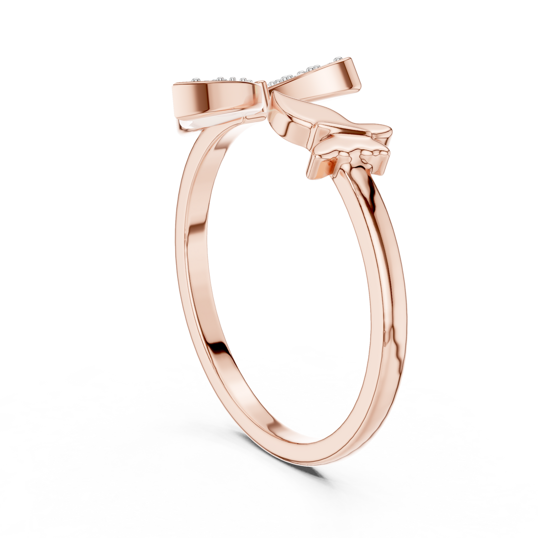 12#10024@L - Fashion Unknown Ring - White Gold