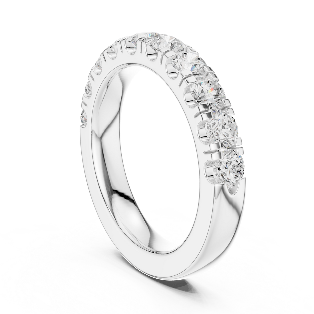 DDLR-599 - Eternity Round Ring - White Gold
