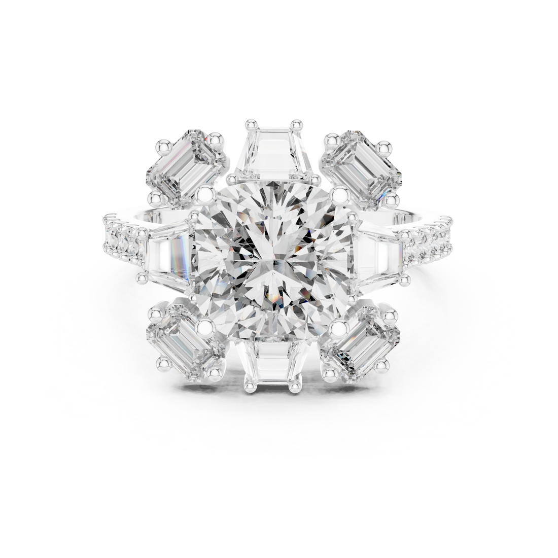 Fashion Ring - Cushion | DDLR-179 - Rose Gold