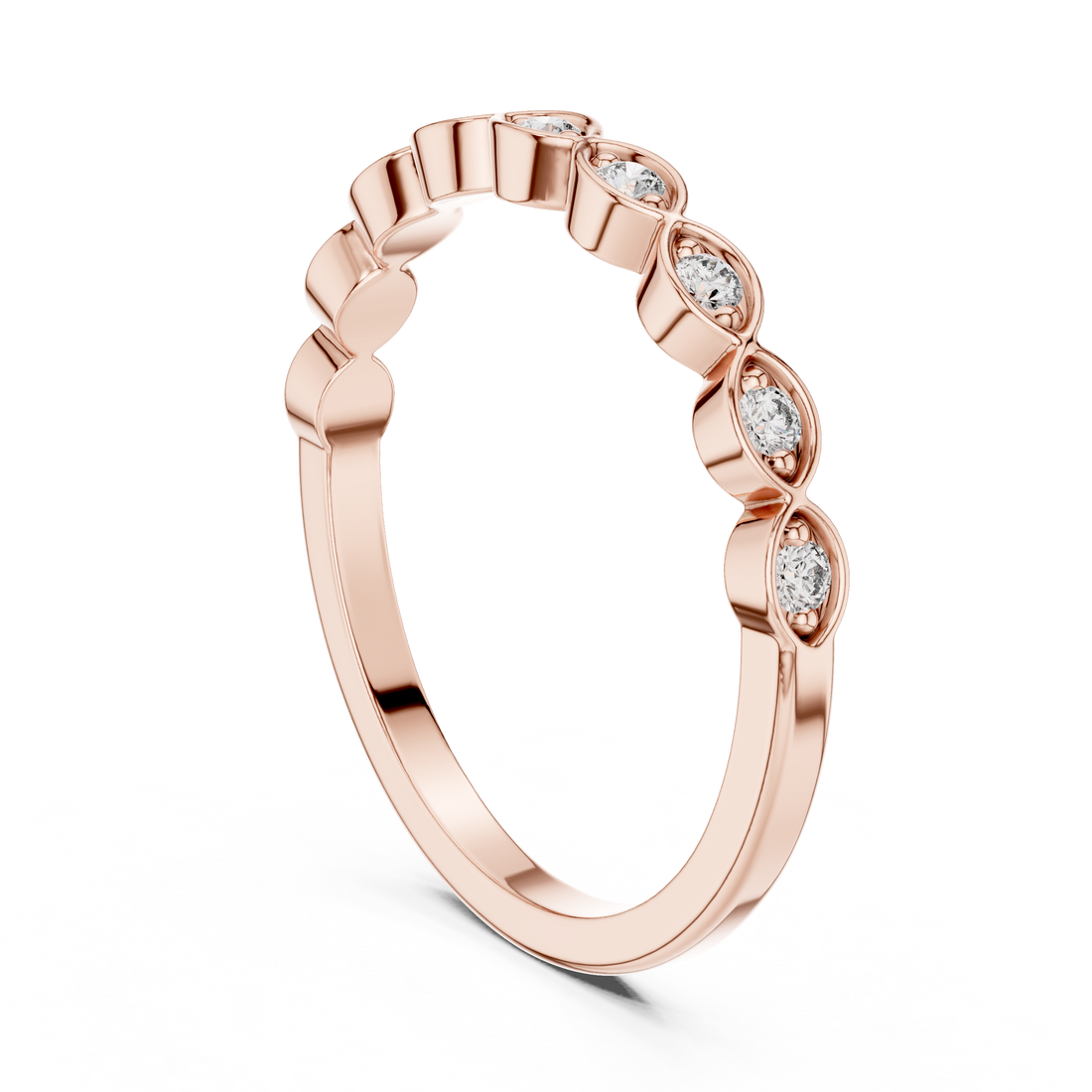 24 - Eternity Round Ring - White Gold